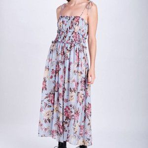 En Saison Midi Chiffon Dress